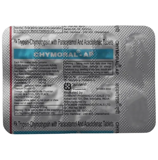 chymoral ap tablet 10's